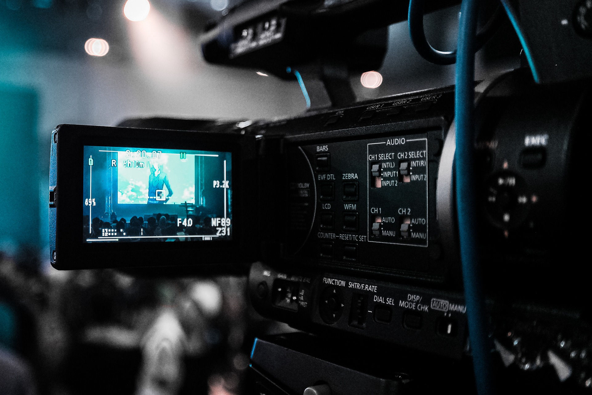 shine a light videos videoing an event. 
